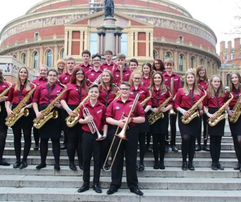 award winning senior jazz band at Abraham Darby - mobile